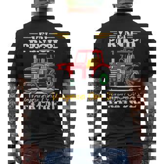 Trattore Agricoltore Bambini Contadino T-shirt da uomo con stampa posteriore - Novitaregali