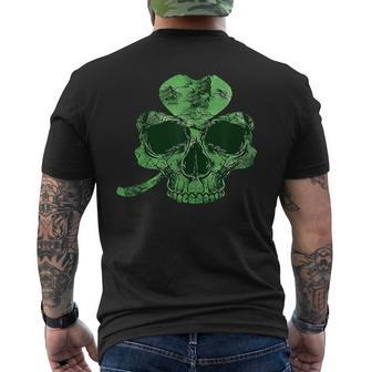 Trèfle Et Crânet Patrick'squelette Trèfles Irish Pride T-shirt imprimé au dos - Cadeauxyz