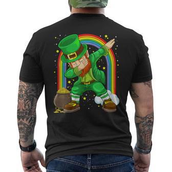 Trèfle Irlandais Pour Enfants -Aint Patrick Dabbing Leprechaun T-shirt imprimé au dos - Cadeauxyz