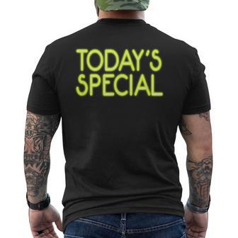 Trendy Neon Greenign Today'special メンズTシャツ バックプリント - Kawaiitshirt