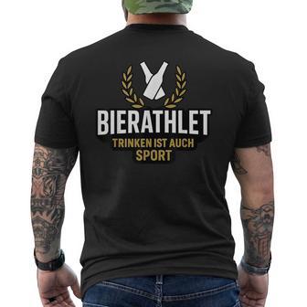 Trinken Ist Auchport Bierportler T-Shirt mit Rückendruck - Geschenkecke