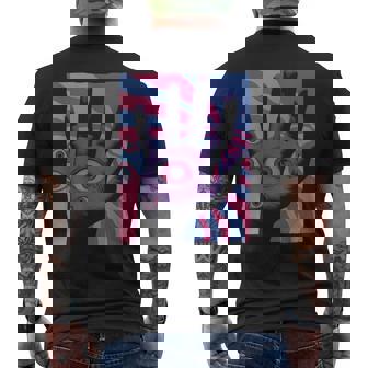 Trippy Weirdcore Dreamcore Vaporwave Aesthetic Harajuku Men's T-shirt Back Print | Mazezy