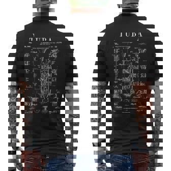 Tuba ビンテージ 特許 チュービスト 図面 プリント メンズTシャツ バックプリント - Kawaiitshirt