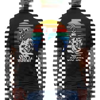 Turbo Snail Retro Rainbow Graphic Fun Art Men's Back Print T-Shirt | Mazezy