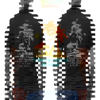 Turks & Caicos Islands Souvenirs Beach Vacation Trip Men's T-shirt Back Print - Thegiftio