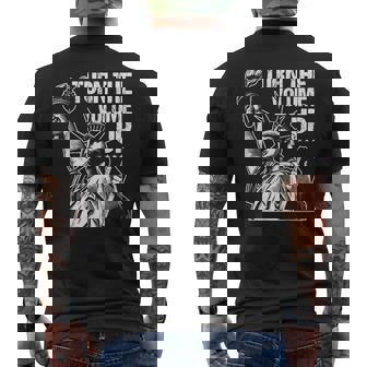 Turn The Volume Up Zohran Mamdani For New York Mayor Men's Back Print T-Shirt | Mazezy