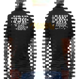 Tutoring Matters Vintage Tutor Men's Back Print T-Shirt | Mazezy