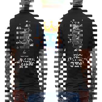 Tutoring Queen School Tutor Men's Back Print T-Shirt | Mazezy