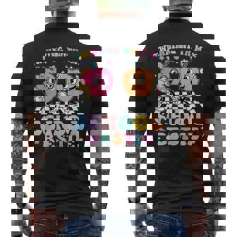 Twinning With My School Bestie Cute Matching Friend Twin Day Men's T-shirt Back Print - Thegiftio