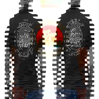 I Have Two Titles Dad & Boppa I Rock Them Both For Grandpa Men's Back Print T-Shirt | Mazezy