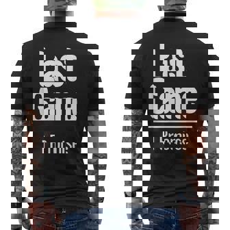 Último Juego Que Prometo Dejar De Jugarideojuegos Juegos Deportivos Camiseta Hombre Estampado Espalda - Regaloses