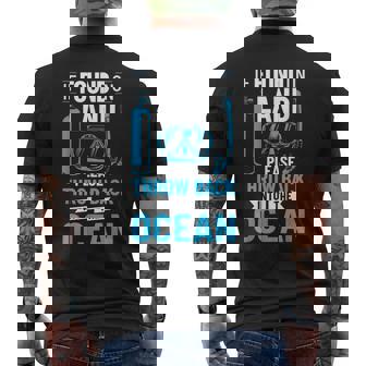 Underwater Dive Ocean Driver Scuba Diving Scuba Diver Men's Back Print T-Shirt | Mazezy