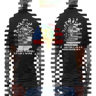 United We Ribbit Croak Frog Punny Men's T-shirt Back Print | Seseable FR