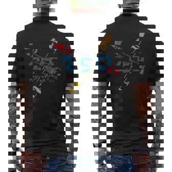 United States Marine Corps 250 Years Of Eating Crayons Men's Back Print T-Shirt | Mazezy