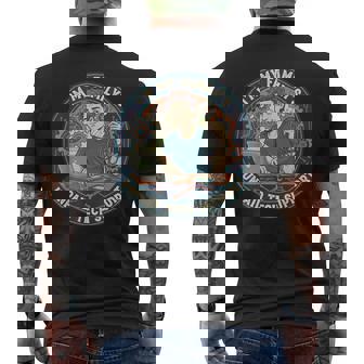 Unpaid Tech Family Support Troubleshooting Humor Men's Back Print T-Shirt | Mazezy