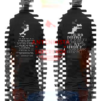 Uomo Antennista Eupereroe Idea Regalocherzo Divertente T-shirt da uomo con stampa posteriore - Novitaregali