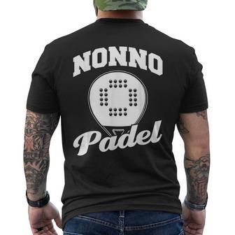 Uomo Divertente Giocatori Di Padel Tennis Nonno Padel T-shirt da uomo con stampa posteriore - Novitaregali