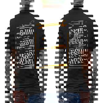 Uomoe Padrino Non Può Aggiustarlo Regalo Padrino Festa Del Papà T-shirt da uomo con stampa posteriore - Novitaregali