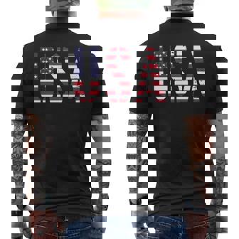 Usa アメリカの国旗の色のアメリカ 長袖tシャツ メンズTシャツ バックプリント - Kawaiitshirt