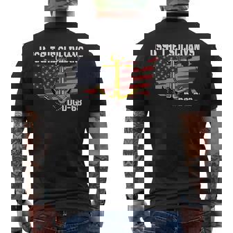 USS The Sullivans DDG-68 Destroyer Veterans Father Grandpa Men's Back Print T-Shirt | Mazezy