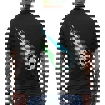 Uzbekistan Flag Graphic Uzbekistan Pride Heritage Men's Back Print T-Shirt | Mazezy