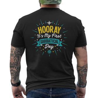 Vacaciones Añoiajero Mundial Fuera Del Añoabático Camiseta Hombre Estampado Espalda - Regaloses