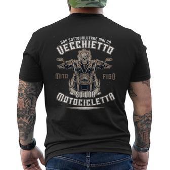 Vecchietto Motociclista Regalo Festa Del Papà Moto T-shirt da uomo con stampa posteriore - Novitaregali