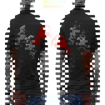 Vector Guantes De Boxeo Manga Larga Camiseta Hombre Estampado Espalda - Regaloses