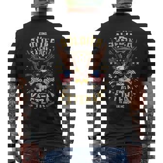 Veteran Usa Veterans Day Us Army America Veteran Men's T-shirt Back Print | Mazezy