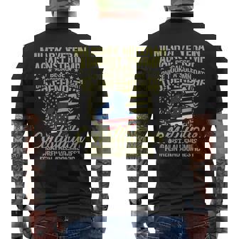 Veterans Against Trump Anti Trump Apparel Men's T-shirt Back Print - Thegiftio