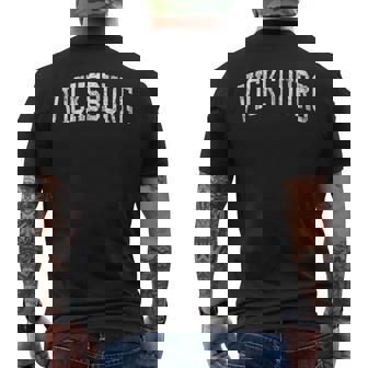 Vicksburg MS J02 Vintage Athletic Sports Tank Top Men's Back Print T-Shirt | Mazezy