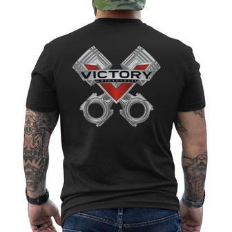 Victory Piston Style Men's T-shirt Back Print - Thegiftio UK