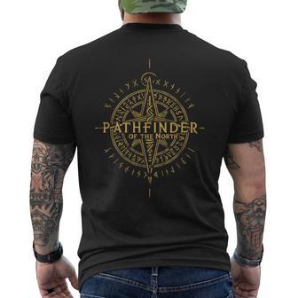 Viking Pathfinder Rune Compass Nordic Myth Explorer Men's T-shirt Back Print - Thegiftio UK
