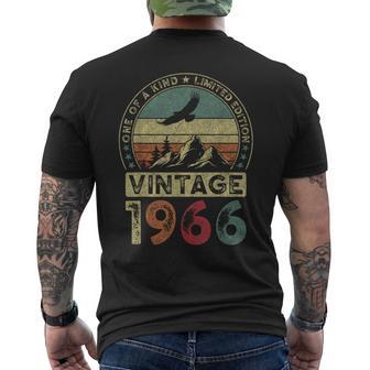 Vintage 1966 Limitierte Auflage 60 Geburtstag 60 Jahre T-Shirt mit Rückendruck - Geschenkecke