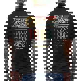 Vintage 1966 Original Piezas Palmas 60 Cumpleaños Camiseta Hombre Estampado Espalda - Regaloses