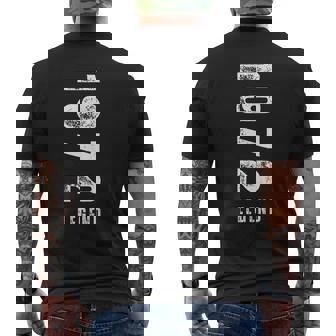 Vintage 1972 Legend Birthday Fathers Day Men's T-shirt Back Print | Mazezy