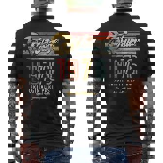 Vintage 1976 Original Piezas Palmas 50 Cumpleaños Camiseta Hombre Estampado Espalda - Regaloses