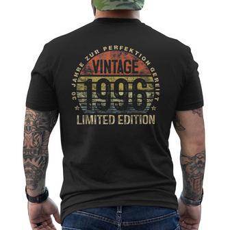 Vintage 1996 Limited Edition 30 Jahre Alt 1996 Geburtstagsgeschenke T-Shirt mit Rückendruck - Geschenkecke
