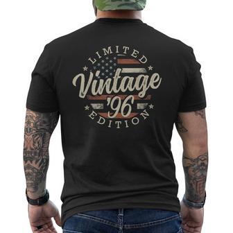 Vintage 1996 Limited Edition Usa Flag 30Th Birthday Men's T-shirt Back Print - Thegiftio UK