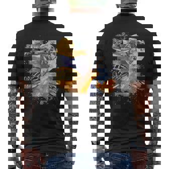 Vintage 90s Three Snail Howling At The Moon Animal Lovers Men's Back Print T-Shirt | Mazezy