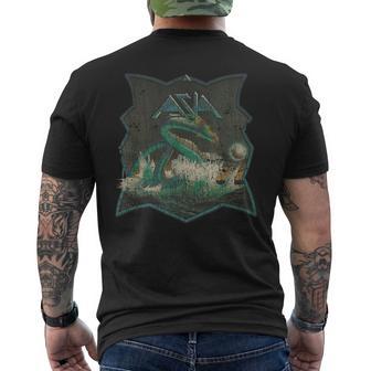Vintage Asia Dragon Water 80S Music Retro Rock 1982 Men's T-shirt Back Print - Thegiftio UK