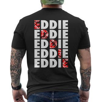 Vintage Eddie Proud Name Retro Van Personalized Name Classic Men's T-shirt Back Print | Mazezy