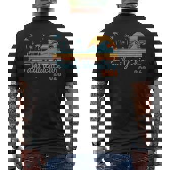 Vintage Family Vacation 2026 Tropical Beach Vacay Group Men's T-shirt Back Print - Thegiftio