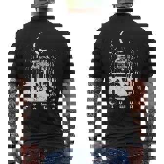 Vintage Forest Retro Crowbar Meme Animal Basic Men's T-shirt Back Print | Seseable UK