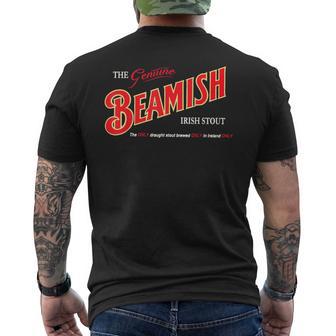 Vintage Quote The Beamish Irish Basic Retro Essential Men's T-shirt Back Print - Thegiftio