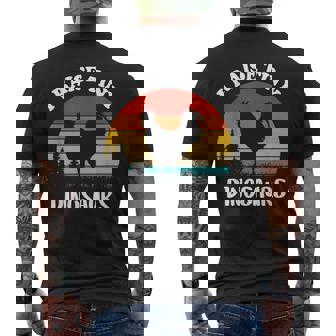 Vintage I Raise Tiny Dinosaurs –Ilhouette De Poulet Rétro T-shirt imprimé au dos - Cadeauxyz