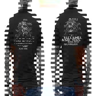 Vintage Retro Music Muscle Shoals Recording Alabama USA Men's Back Print T-Shirt | Mazezy