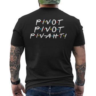 Vintage Retro Pivot Shut Up Men's T-shirt Back Print - Thegiftio UK