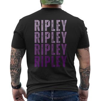 Vintage Ripley Personalized Name I Love Ripley Men's T-shirt Back Print - Monsterry