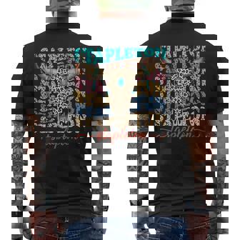 Vintage Stapleton Last Name Personalized Stapleton Men's T-shirt Back Print | Seseable UK